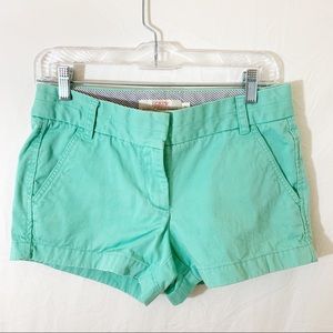 J Crew 2 Chino Broken-In City Fit Teal 100% Cotton